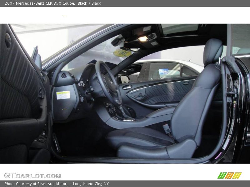 Black / Black 2007 Mercedes-Benz CLK 350 Coupe