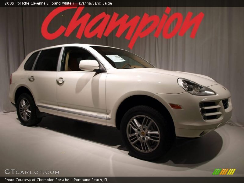 Sand White / Havanna/Sand Beige 2009 Porsche Cayenne S