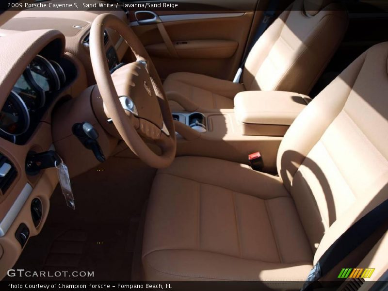 Sand White / Havanna/Sand Beige 2009 Porsche Cayenne S