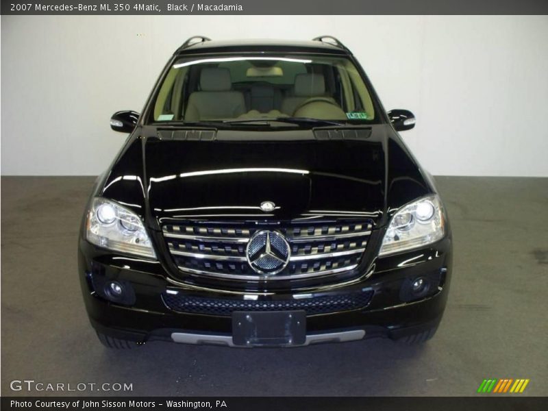 Black / Macadamia 2007 Mercedes-Benz ML 350 4Matic
