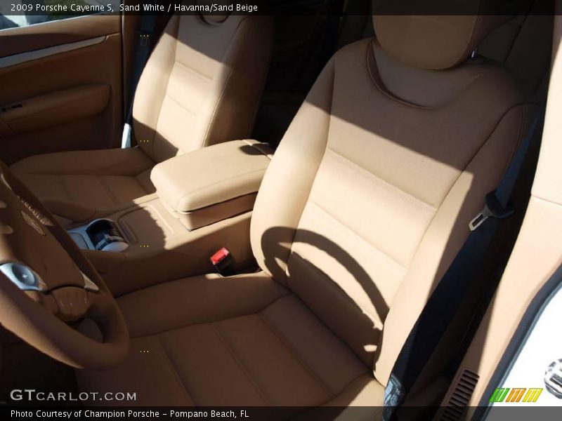 Sand White / Havanna/Sand Beige 2009 Porsche Cayenne S
