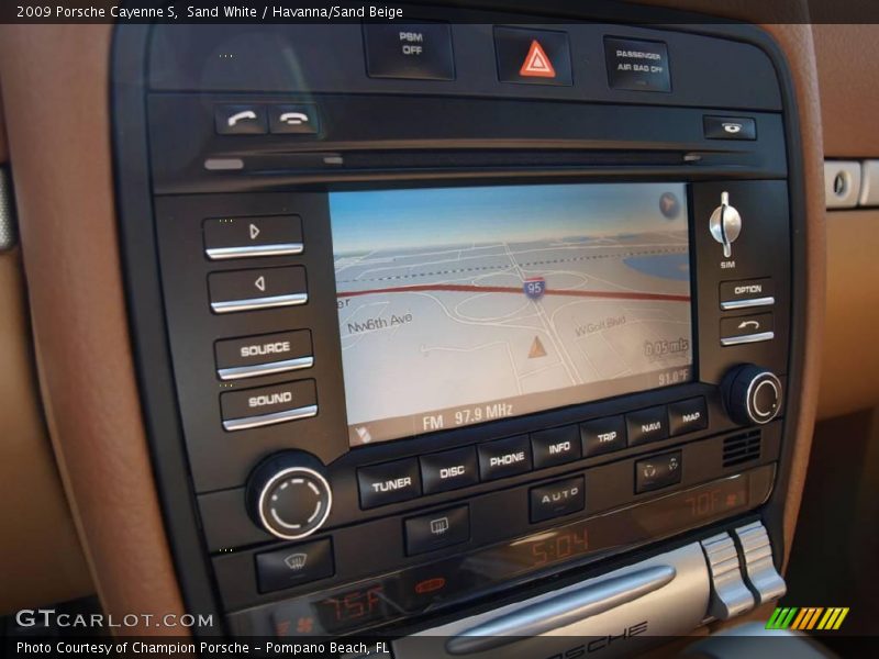 Sand White / Havanna/Sand Beige 2009 Porsche Cayenne S