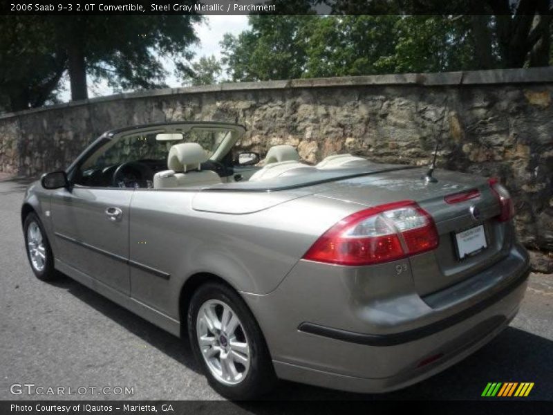 Steel Gray Metallic / Parchment 2006 Saab 9-3 2.0T Convertible