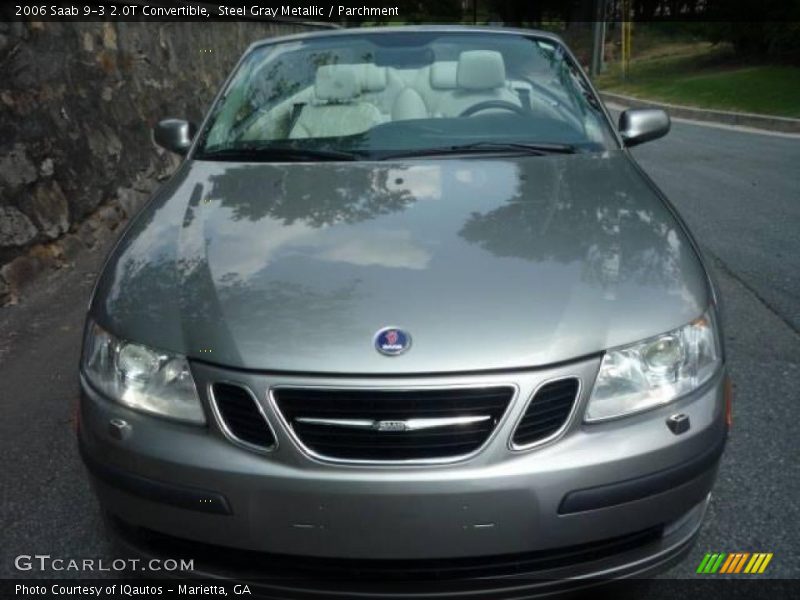 Steel Gray Metallic / Parchment 2006 Saab 9-3 2.0T Convertible