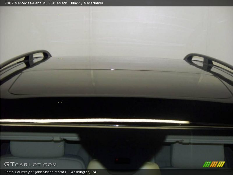 Black / Macadamia 2007 Mercedes-Benz ML 350 4Matic