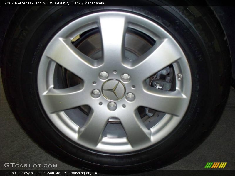 Black / Macadamia 2007 Mercedes-Benz ML 350 4Matic