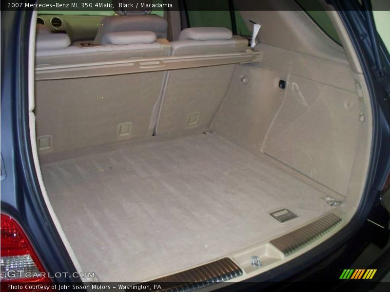 Black / Macadamia 2007 Mercedes-Benz ML 350 4Matic