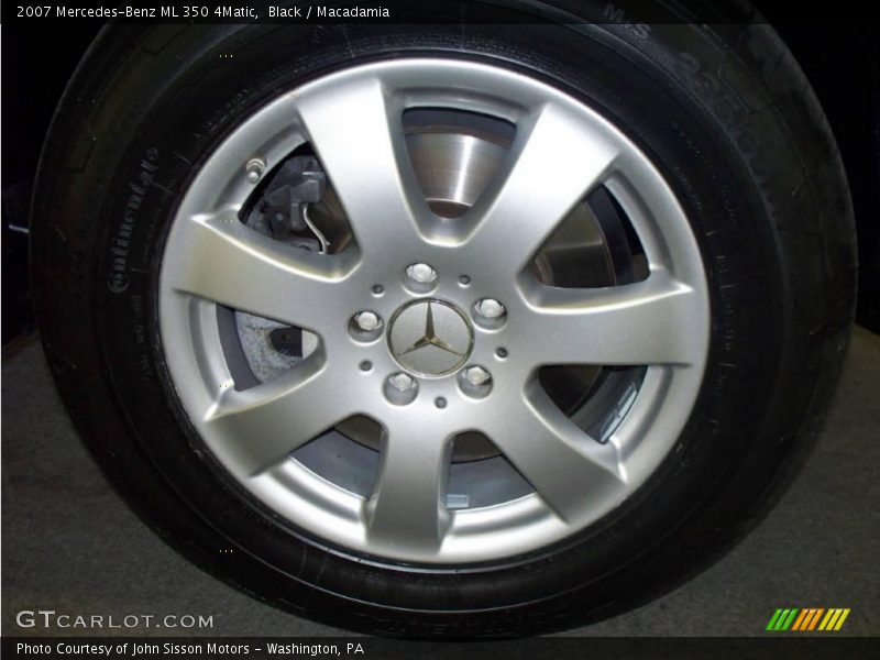 Black / Macadamia 2007 Mercedes-Benz ML 350 4Matic