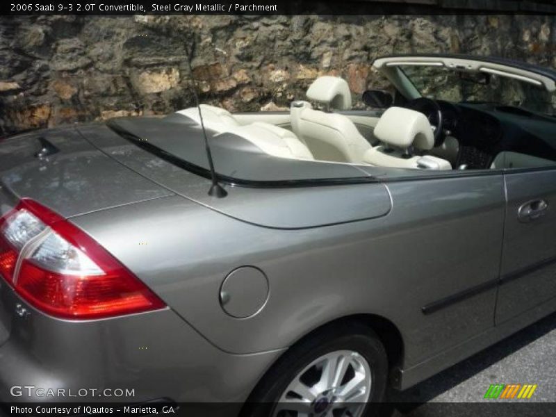 Steel Gray Metallic / Parchment 2006 Saab 9-3 2.0T Convertible