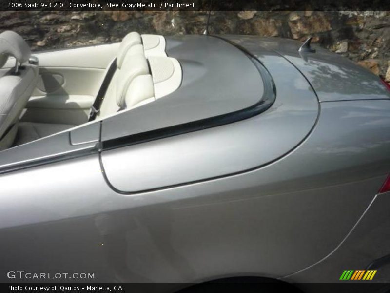 Steel Gray Metallic / Parchment 2006 Saab 9-3 2.0T Convertible