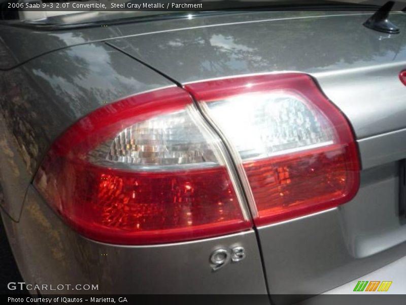 Steel Gray Metallic / Parchment 2006 Saab 9-3 2.0T Convertible