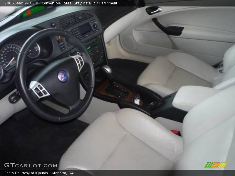 Steel Gray Metallic / Parchment 2006 Saab 9-3 2.0T Convertible