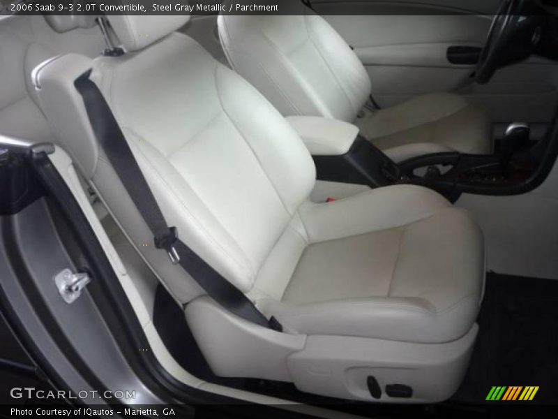 Steel Gray Metallic / Parchment 2006 Saab 9-3 2.0T Convertible