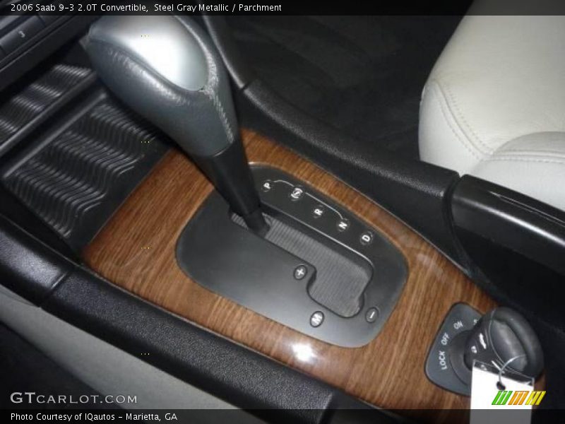 Steel Gray Metallic / Parchment 2006 Saab 9-3 2.0T Convertible