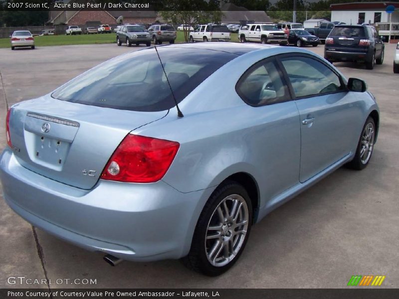 Azure Blue Pearl / Dark Charcoal 2007 Scion tC