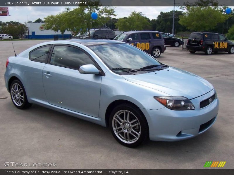 Azure Blue Pearl / Dark Charcoal 2007 Scion tC