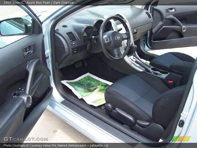 Azure Blue Pearl / Dark Charcoal 2007 Scion tC
