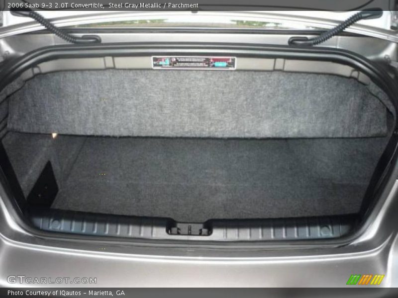 Steel Gray Metallic / Parchment 2006 Saab 9-3 2.0T Convertible
