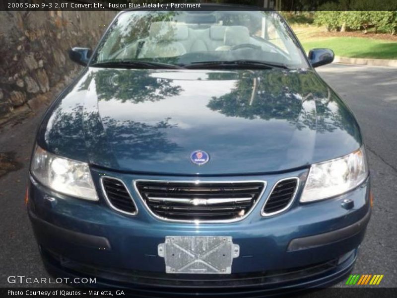 Fusion Blue Metallic / Parchment 2006 Saab 9-3 2.0T Convertible