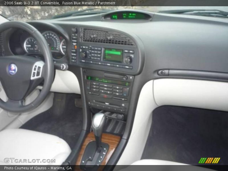 Fusion Blue Metallic / Parchment 2006 Saab 9-3 2.0T Convertible