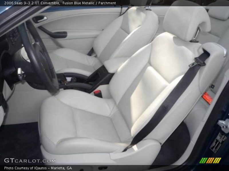 Fusion Blue Metallic / Parchment 2006 Saab 9-3 2.0T Convertible