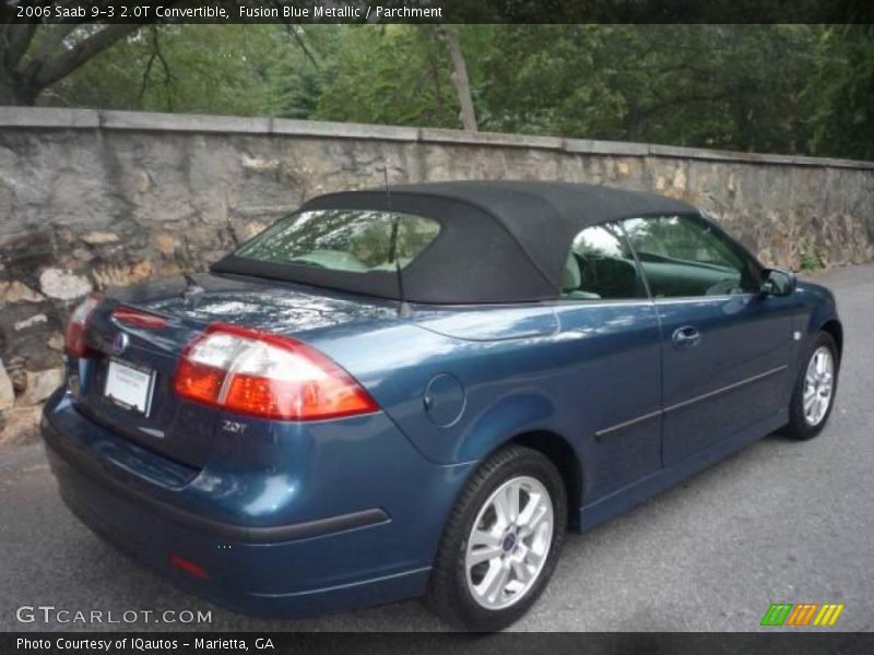 Fusion Blue Metallic / Parchment 2006 Saab 9-3 2.0T Convertible