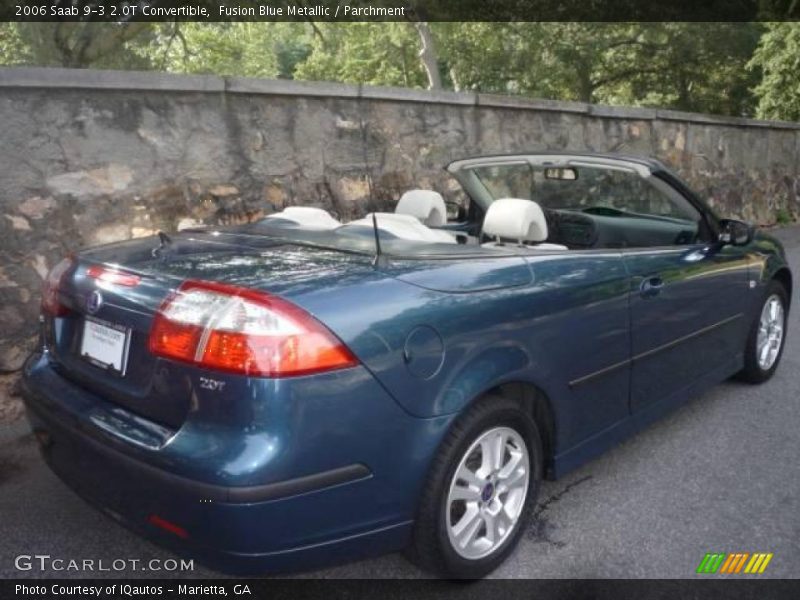 Fusion Blue Metallic / Parchment 2006 Saab 9-3 2.0T Convertible