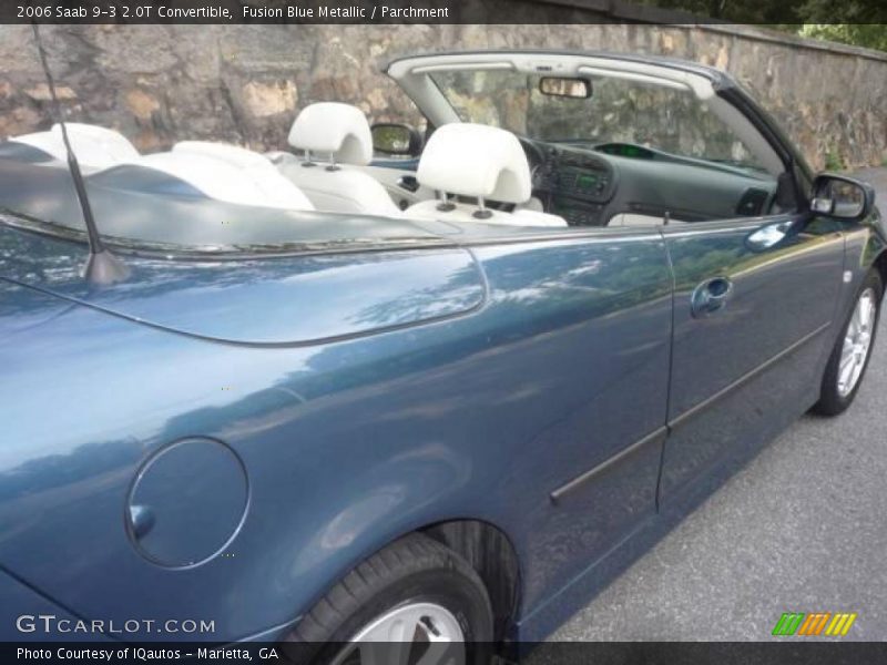 Fusion Blue Metallic / Parchment 2006 Saab 9-3 2.0T Convertible