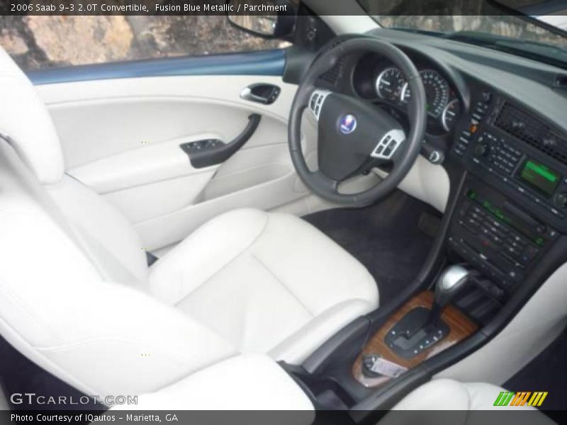 Fusion Blue Metallic / Parchment 2006 Saab 9-3 2.0T Convertible