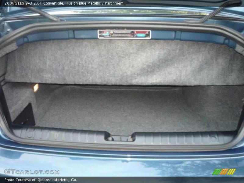 Fusion Blue Metallic / Parchment 2006 Saab 9-3 2.0T Convertible