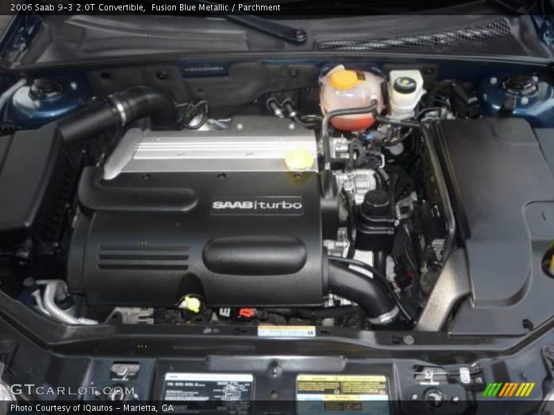 Fusion Blue Metallic / Parchment 2006 Saab 9-3 2.0T Convertible