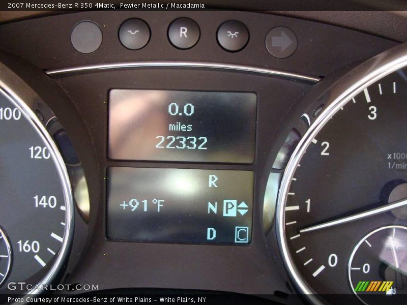 Pewter Metallic / Macadamia 2007 Mercedes-Benz R 350 4Matic