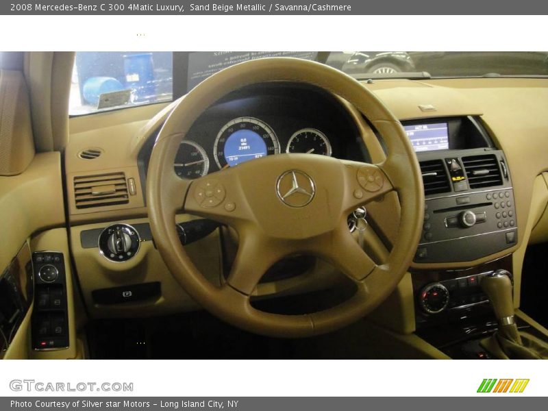 Sand Beige Metallic / Savanna/Cashmere 2008 Mercedes-Benz C 300 4Matic Luxury