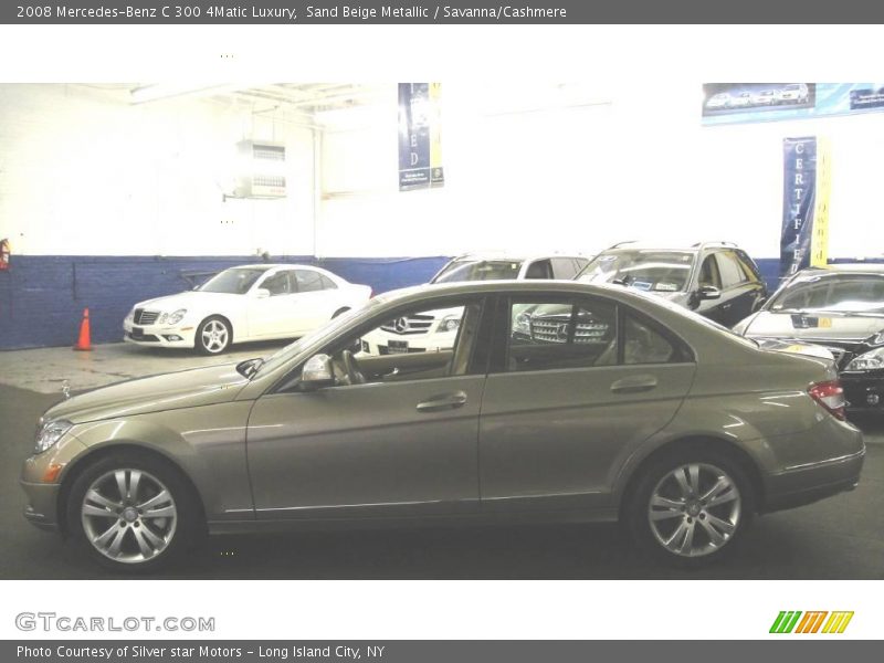 Sand Beige Metallic / Savanna/Cashmere 2008 Mercedes-Benz C 300 4Matic Luxury
