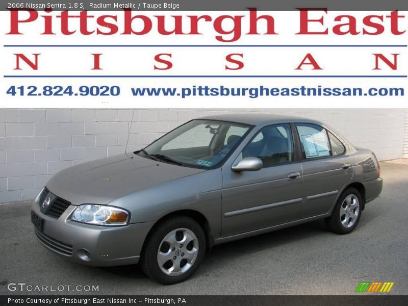 Radium Metallic / Taupe Beige 2006 Nissan Sentra 1.8 S