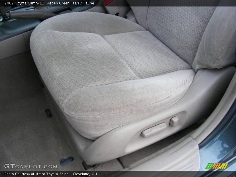 Aspen Green Pearl / Taupe 2002 Toyota Camry LE