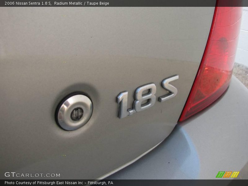 Radium Metallic / Taupe Beige 2006 Nissan Sentra 1.8 S