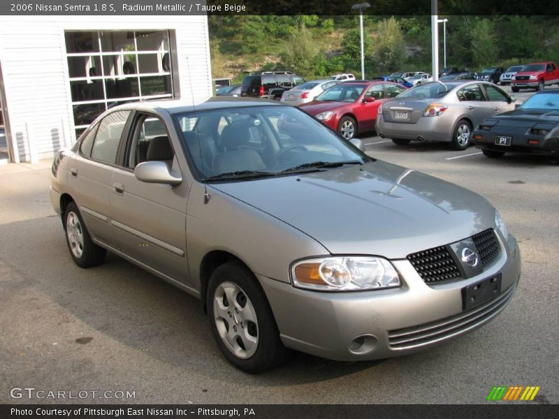 Radium Metallic / Taupe Beige 2006 Nissan Sentra 1.8 S