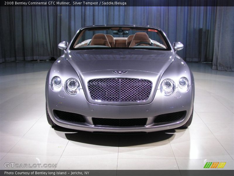 Silver Tempest / Saddle/Beluga 2008 Bentley Continental GTC Mulliner