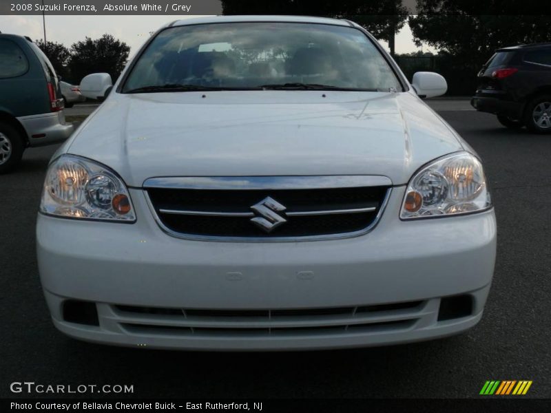 Absolute White / Grey 2008 Suzuki Forenza