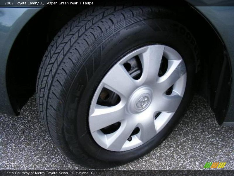 Aspen Green Pearl / Taupe 2002 Toyota Camry LE
