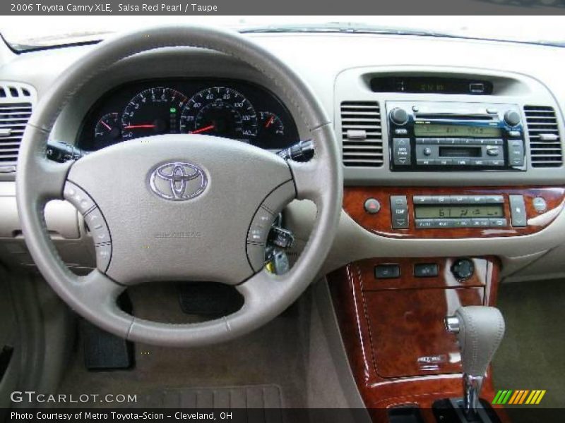 Salsa Red Pearl / Taupe 2006 Toyota Camry XLE