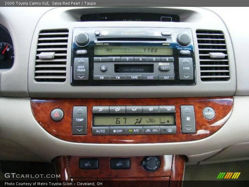 Salsa Red Pearl / Taupe 2006 Toyota Camry XLE