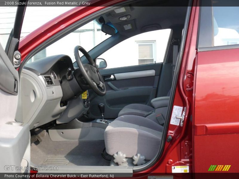 Fusion Red Metallic / Grey 2008 Suzuki Forenza