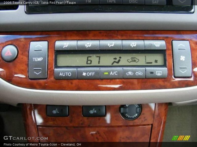 Salsa Red Pearl / Taupe 2006 Toyota Camry XLE