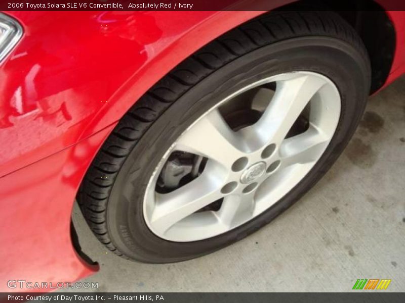 Absolutely Red / Ivory 2006 Toyota Solara SLE V6 Convertible