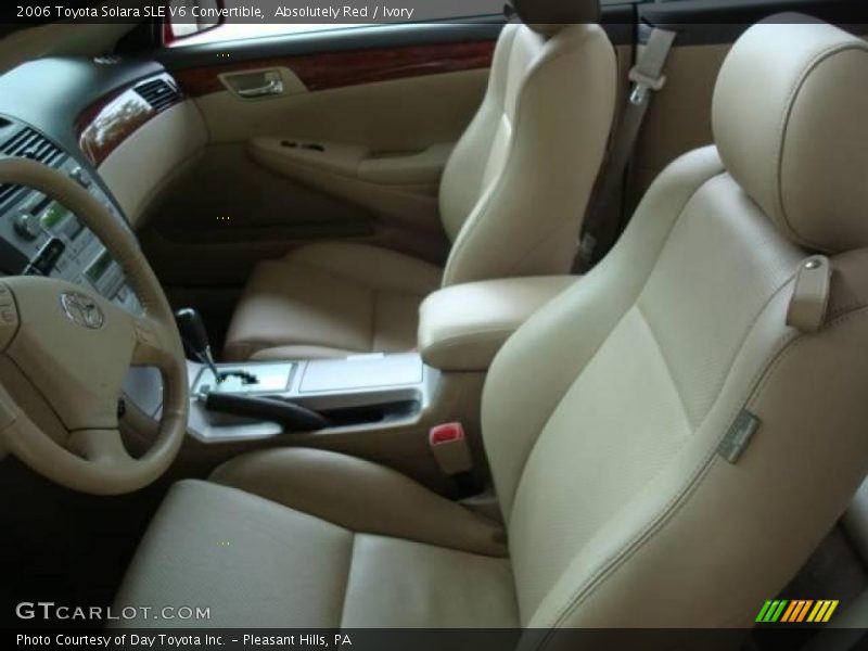 Absolutely Red / Ivory 2006 Toyota Solara SLE V6 Convertible