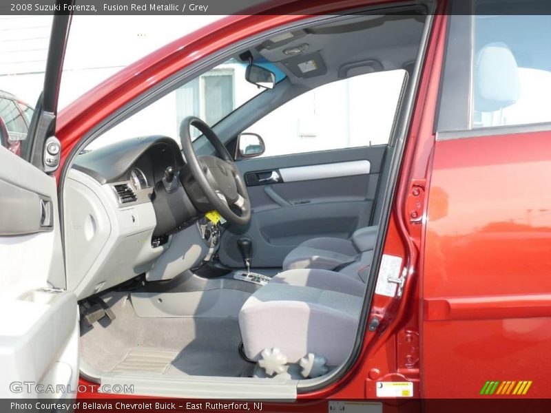 Fusion Red Metallic / Grey 2008 Suzuki Forenza