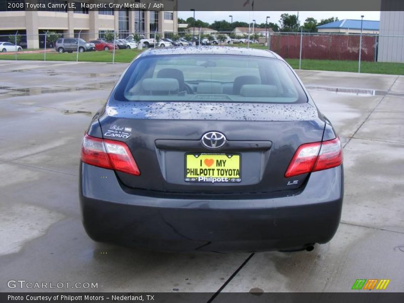 Magnetic Gray Metallic / Ash 2008 Toyota Camry LE