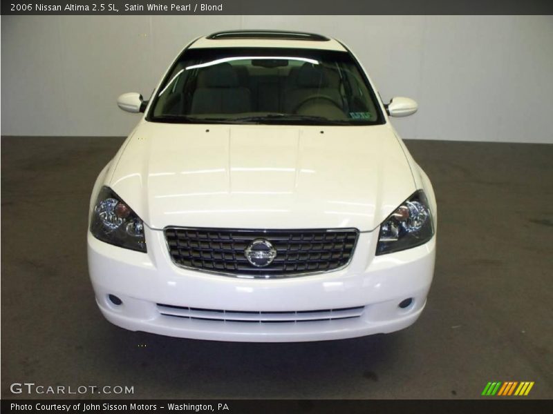 Satin White Pearl / Blond 2006 Nissan Altima 2.5 SL